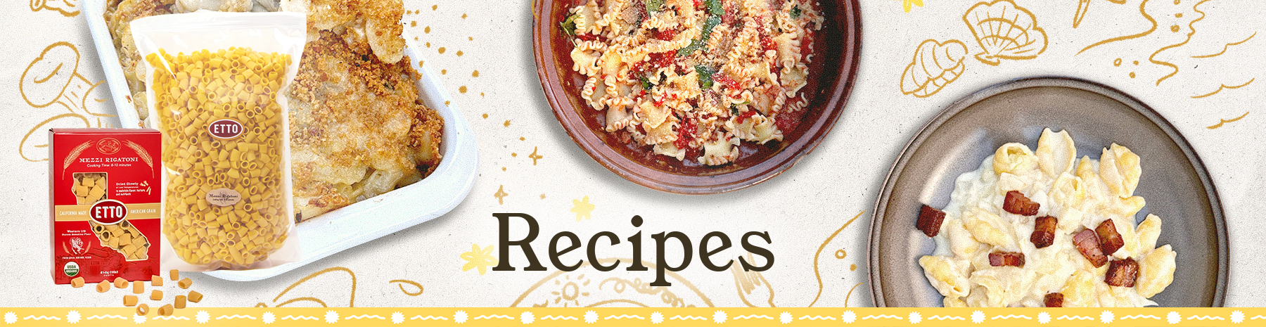 Recipe page banner
